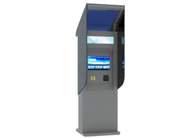 Banknot / Kart Okuyucu 24 Saat Açık Yüksek Parlaklık Dokunmatik Ekran Suya Kiosk