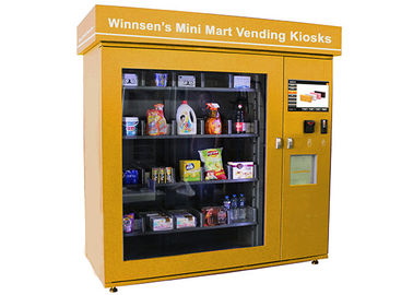Gelişmiş Ağ Uzaktan Kumanda ile Ön Ödemeli Kartlar Kablosuz İzleme Vending Kiosk Makinesi