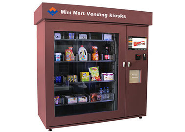 Dokunmatik Ekran Mini Mart Otomat Makinesi Otomatik Perakende Para Fatura Kart Kumandalı