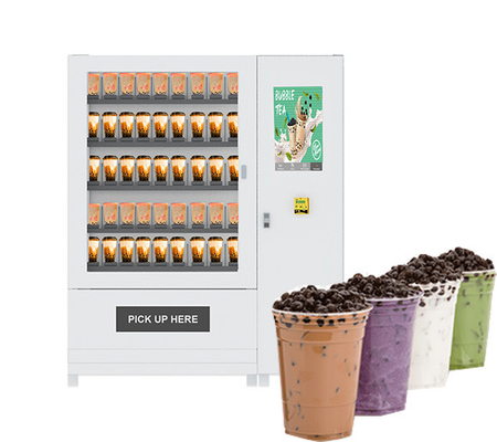Alışveriş merkezi için asansör içecek kabarcık çay satış makinesi