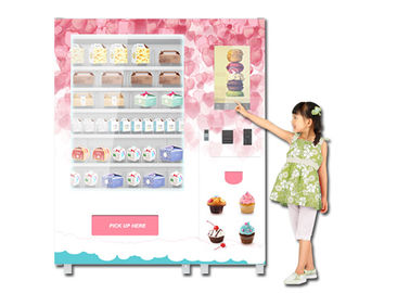 Jetonlu Reklam Gıda Otomatı, Cupcake Ekmek Aperatif Otomatı