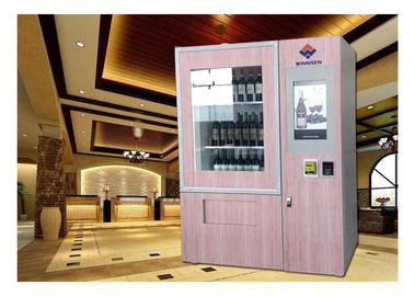 Asansör ve Konveyör Sistemi ile Otomatik Asansör Kırmızı Şarap Şişesi Otomatı