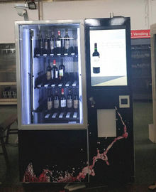 55 inç Dokunmatik Ekranlı Süpermarket İçin Soğuk Şarap Vending Machine Kiosk