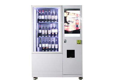 22 inç Dokunmatik Ekranlı Buzdolabı Büyük Kapasiteli Şarap Şişesi Otomatı Soğutma