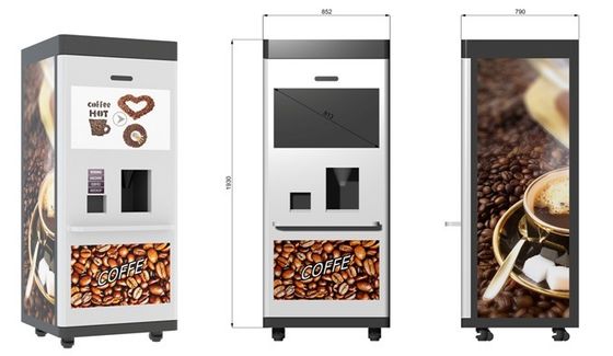 mini mart çay kahve kozmetik Otomat Makineleri 22 inç Dokunmatik Ekranlı soyunma