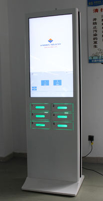 Alışveriş merkezleri etkinlik dijital kilitlenebilir cep telefonu şarj istasyonu kiosk kule güvenli dolaplar reklamlar ekran uv ışığı
