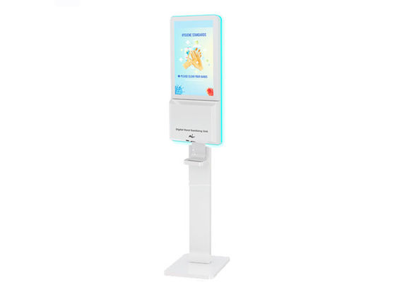 Zemin Standı Akıllı Kiosk El Temizleyici LCD Dijital Tabela