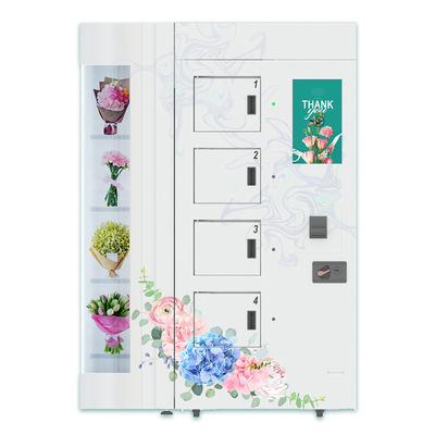 6 Channels Flower Vending Machine With Refrigeration Humidification System
