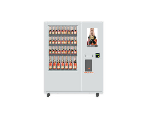 Asansörlü Asansör Sistemi, 22 İnç Dokunmatik Ekranlı Winnsen Mini Mart Şarap Otomatı