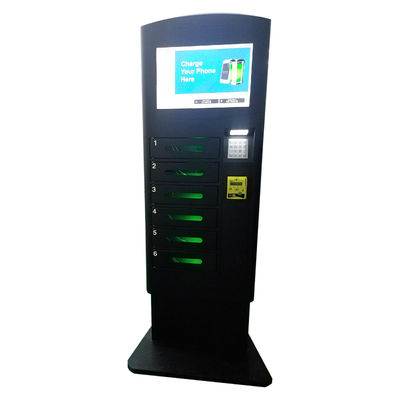 Alışveriş merkezleri etkinlik dijital kilitlenebilir cep telefonu şarj istasyonu kiosk kule güvenli dolaplar reklamlar ekran uv ışığı