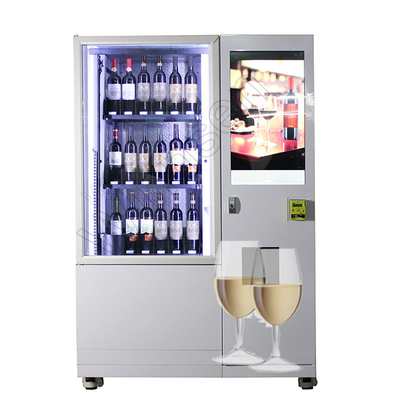 Akıllı Ödeme Buzdolabı Şampanya Şarap Otomatı Yaş Doğrulama