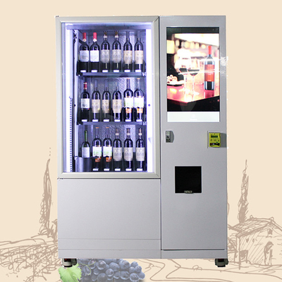 Asansör Kaldırma Sistemli Kırmızı Şarap Bira Şişesi Viski Otomatı