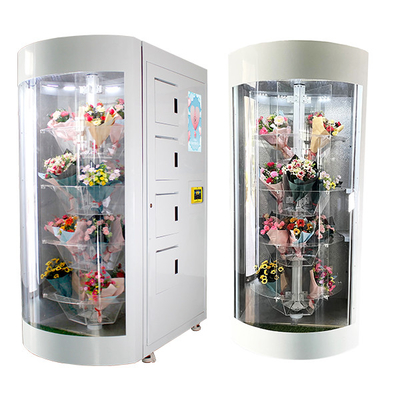 LCD Dokunmatik Ekranlı High End Taze Çiçek Otomatı Soğuk Haddelenmiş Çelik