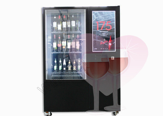 İçecek şampanya köpüklü şarap bira ruhu için Akıllı Dokunmatik Ekran Elektronik Otomat