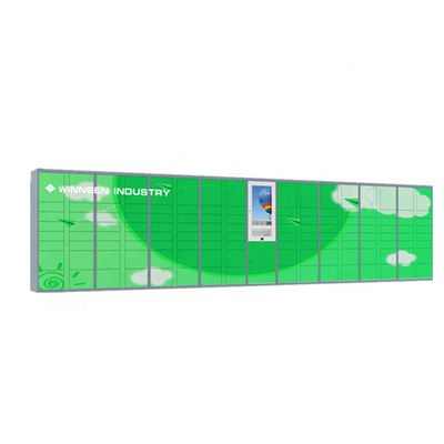 Kalite  Barcode Password Computer CRS Luggage Lockers Safe With Multi Language Ui fabrika