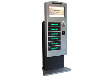 Halkın cep telefonu şarj istasyonu Kiosk Banknote LED ışığı ile çalıştırılır