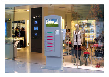 OEM Cep Telefonları Şarj İstasyonları Video Reklam Otomatik Akıllı Kiosk Etkileşimli Bilgi