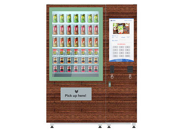 Salata / Meyve / Sebze Satışı için Kemer Kaldırma Sistemi Buzdolabı Otomatı