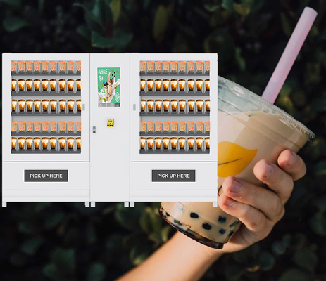 Süt Çayı Lcd Kahve Satış Makinesi Ödeme Öz Servis Kioskları Dokunmatik Ekran