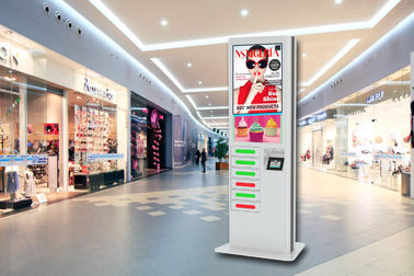 Ticari Reklam Cep Telefonu Şarj İstasyonu Kiosk, 42 ​​inç LCD Ekran Dijital Tabela