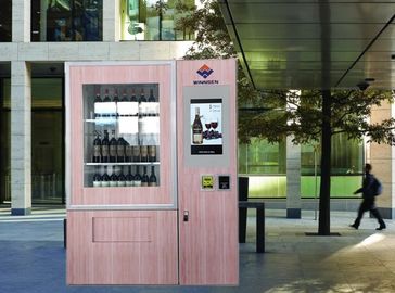 Asansörlü Asansör Sistemi, 22 İnç Dokunmatik Ekranlı Winnsen Mini Mart Şarap Otomatı