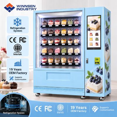 Kalite Winnsen Bread and Pastry Vending Machine for Airport Metro Station Hotel Lobby fabrika