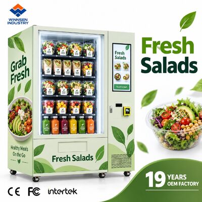 Kalite Winnsen Akıllı Asansörlü Salata Otomatı, Düşmeyen Nazik Teslimat fabrika