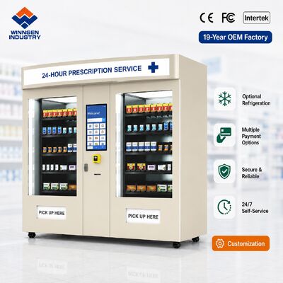 Kalite Winnsen 24H Emergency Medicine Dispensing Machine Patient ID Verification for Hospital ER fabrika