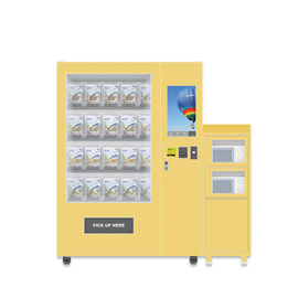 Elektronik Self Servis Mini Mart Vending Machine Yiyecek İçecek Otomat Kiosklu Kamu için 22 inç Dokunmatik Ekranlı