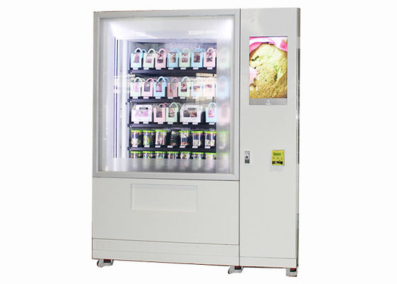 32 Inç Dokunmatik Ekran ile Bir Kavanoz Otomatı Açık Buzdolabı Salata